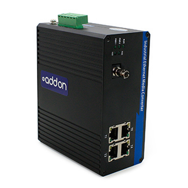 Add-On Computer Peripherals (ACP) ADD-IFMC-BXD-1ST4 100Mbit/s 1550nm Single-mode Black network media converter