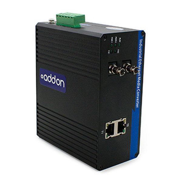 Add-On Computer Peripherals (ACP) ADD-IFMC-BXD-2ST2 100Mbit/s 1550nm Single-mode Black network media converter