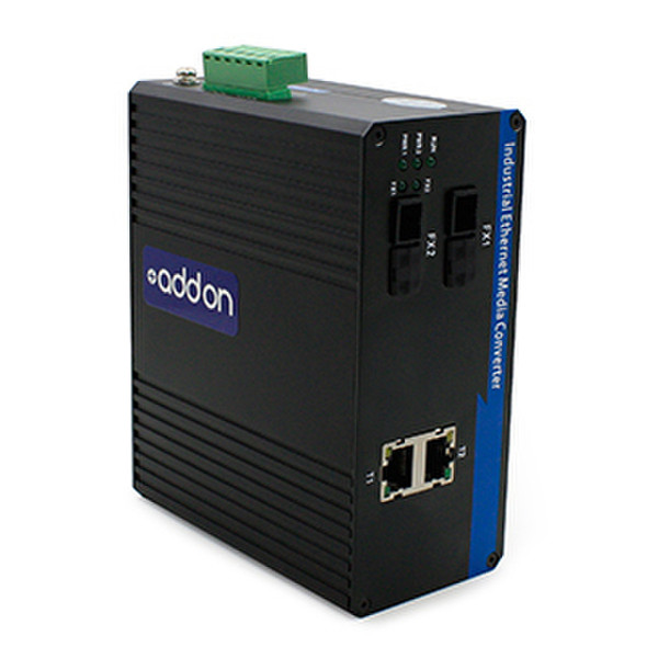 Add-On Computer Peripherals (ACP) ADD-IFMC-BXU-2SC2 100Mbit/s 1550nm Single-mode Black network media converter