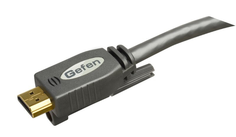 Gefen CAB-HD-LCK-15MM 4.57m HDMI HDMI Schwarz HDMI-Kabel