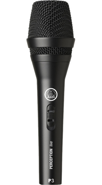 AKG P3 S Stage/performance microphone Verkabelt Schwarz