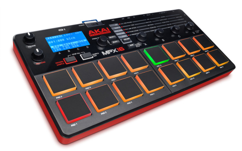 Akai MPX16 DJ контроллер