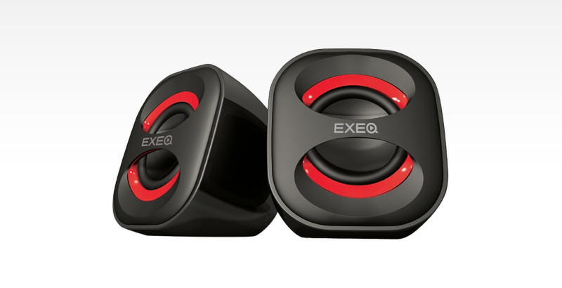 Exeq SPK-2106 Stereo 6W Cube Red