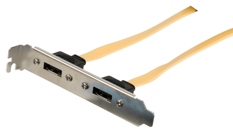 Valueline VLCP73805Y05 0.5m SATA III 7-pin SATA III 7-pin Yellow SATA cable