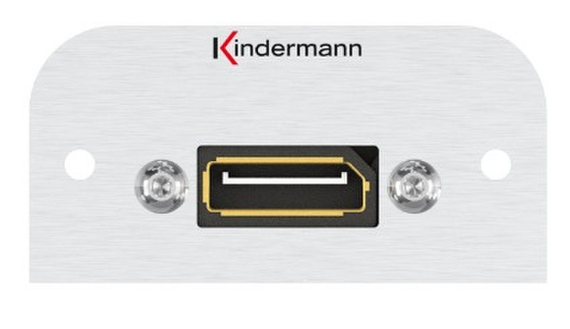 Kindermann 7441000588 DisplayPort Aluminium socket-outlet