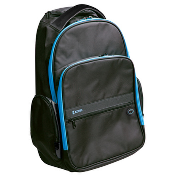 König CSNBBPT100BU Polyester Schwarz, Blau Rucksack