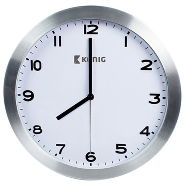 König KN-CL10N Quartz wall clock Circle Aluminium wall clock