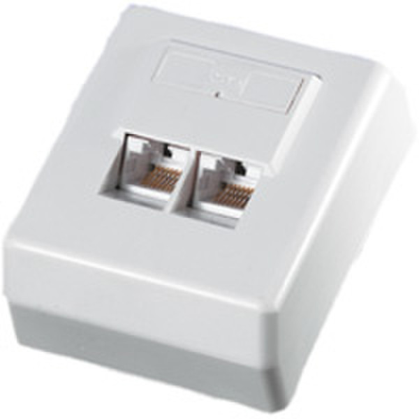 ROLINE 25.16.8394-20 2 x RJ-45 White socket-outlet
