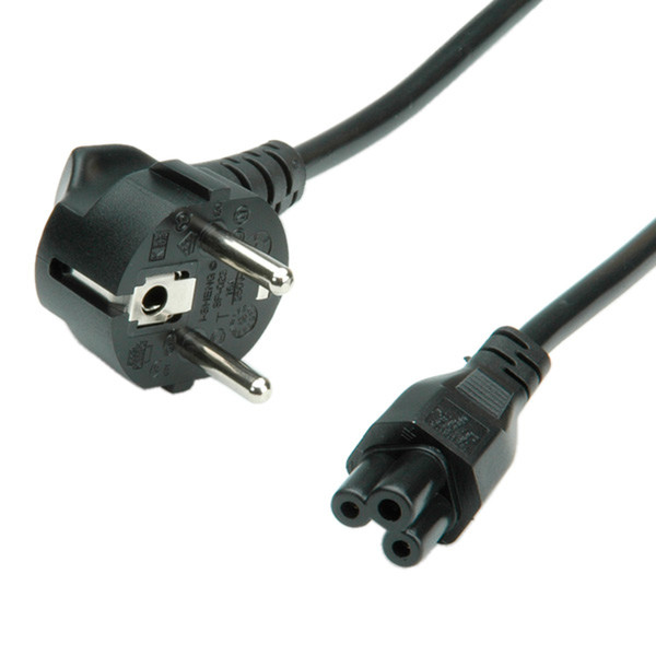 Value 19.99.1028-20 1.8m C5 coupler Black power cable