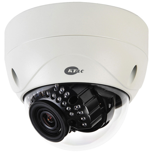 KT&C KPC-HNV122M IP security camera Outdoor Kuppel Weiß Sicherheitskamera