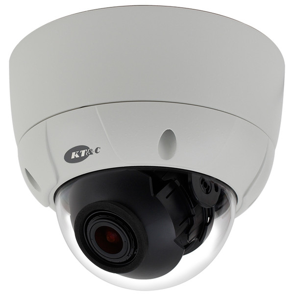 KT&C KPC-VDE101NUV7 CCTV security camera Вне помещения Dome Белый камера видеонаблюдения