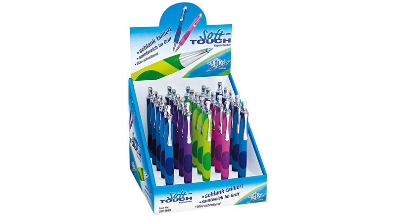 Wedo 252 2699 Clip-on retractable ballpoint pen Blue ballpoint pen