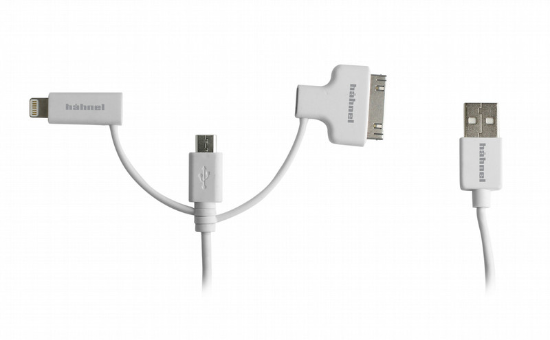 Hahnel 3-in-1 USB Sync Charge Cable