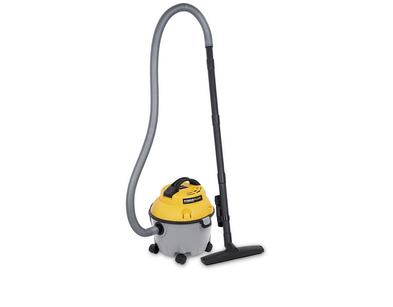 Powerplus POWX320 Drum vacuum cleaner 10L 800W Black,Grey,Yellow vacuum