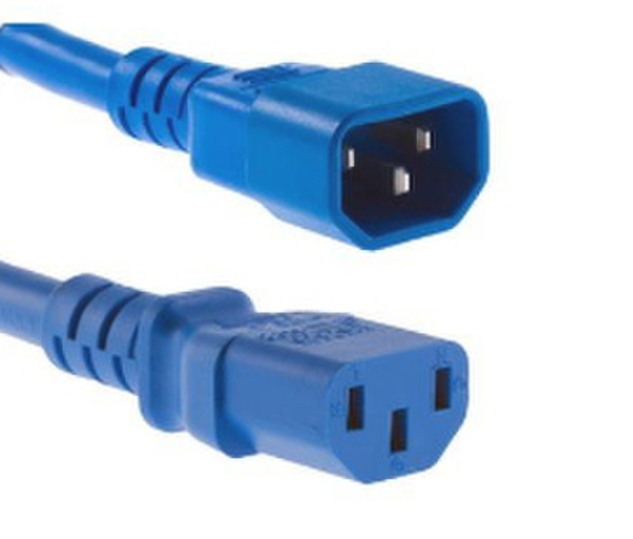 Diverse Electronics C13-C14, 3m 3m C13 coupler C14 coupler Blue