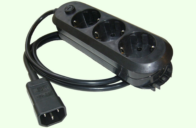 ONLINE USV-Systeme USV-Kaltgeräteadapter 3розетка(и) 1.5м Черный сетевой фильтр