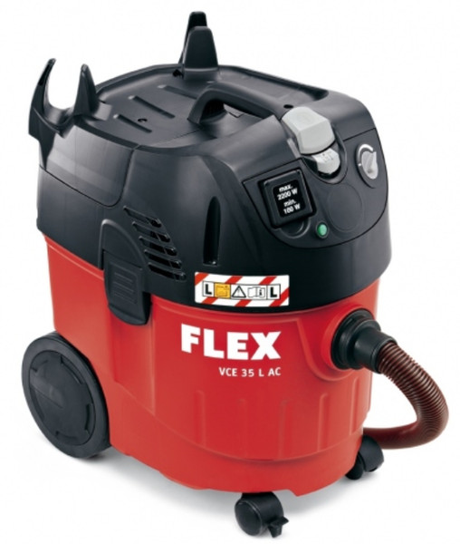 Flex VCE 35 L AC Drum vacuum cleaner 1380W Black,Red