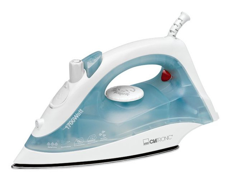 Clatronic DB 3578 Dry iron Stainless Steel soleplate 1700W Blue,White