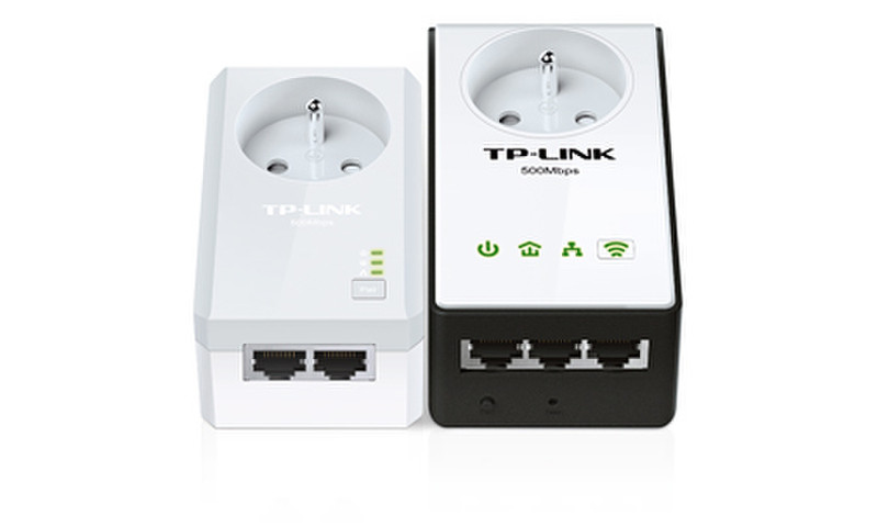 TP-LINK TL-WPA4235P KIT 300Mbit/s Eingebauter Ethernet-Anschluss WLAN Grau, Weiß 2Stück(e) PowerLine Netzwerkadapter