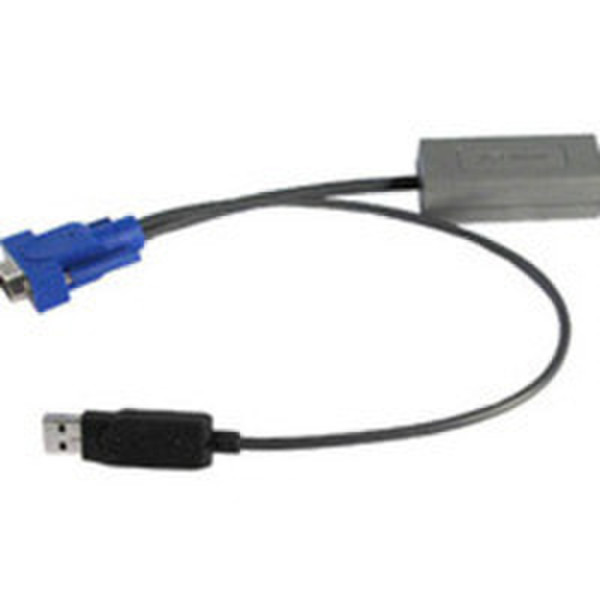 C2G Minicom ROC USB / Smart KVM Schwarz Tastatur/Video/Maus (KVM)-Kabel