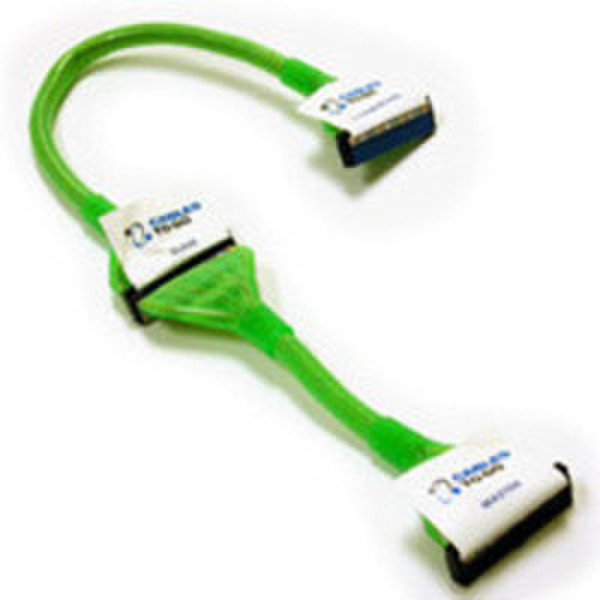 C2G 36in Go!Mod Molded Round 2-Device Ultra ATA133 EIDE Cable 0.91m Green SATA cable