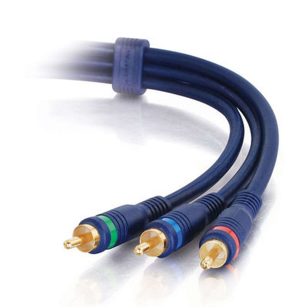 C2G 35ft Velocity™ Component Video Cable 10.66м RCA RCA Синий компонентный (YPbPr) видео кабель