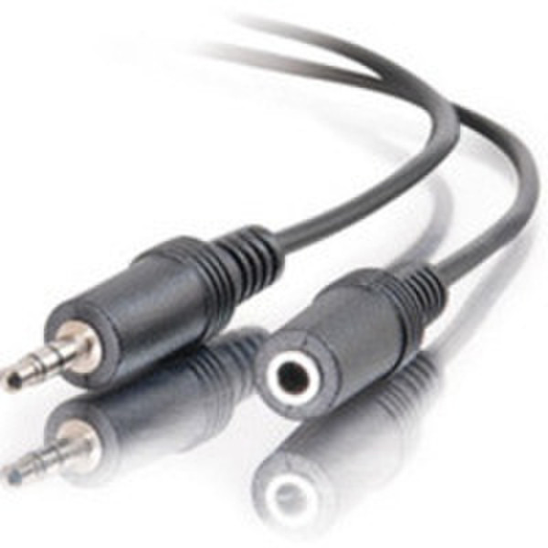 C2G 50ft 3.5mm Stereo Audio Extension Cable M/F 15.25м 3,5 мм 3,5 мм Черный аудио кабель