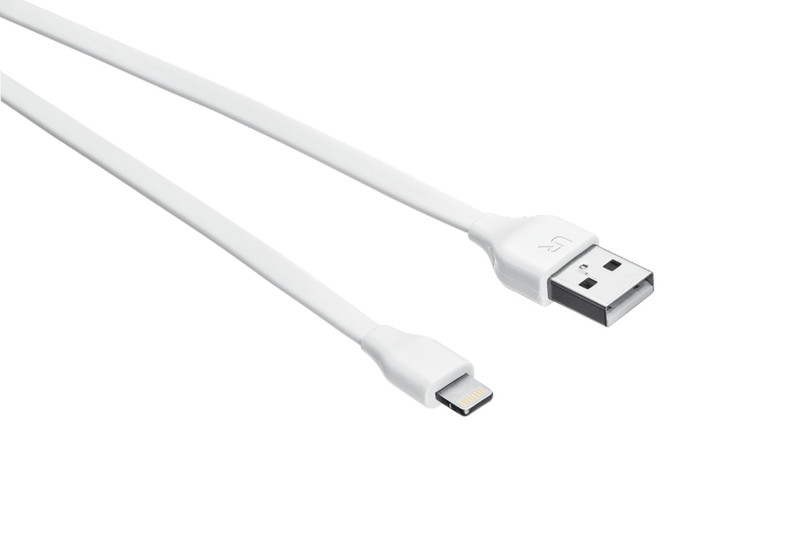 Trust 20345 1м USB A Lightning Белый кабель USB