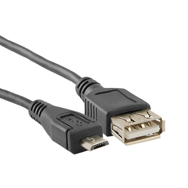 Qoltec USB A - Micro USB B M 0.1 m F/M