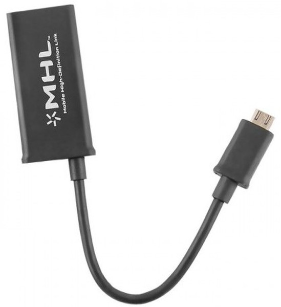 Qoltec 0.17m MHL Micro USB B - HDMI