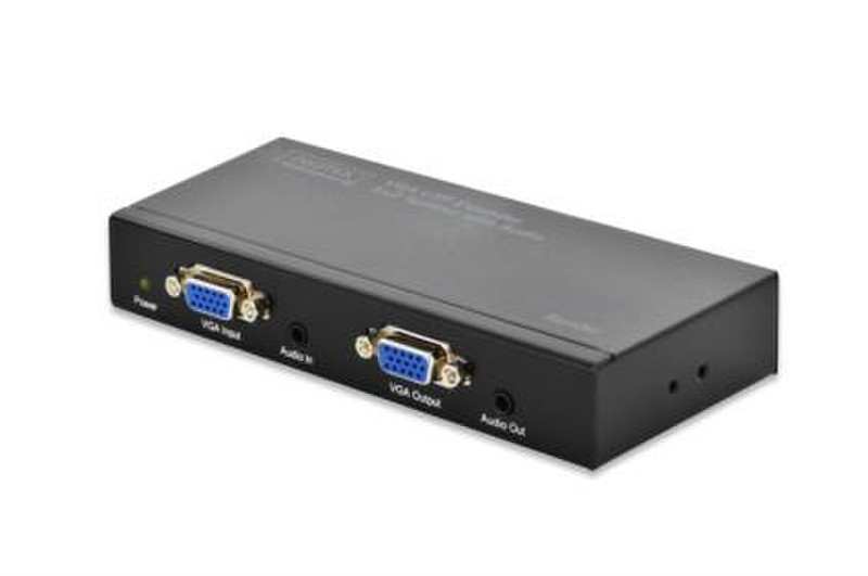 Digitus DS-53420 Network transmitter & receiver Black