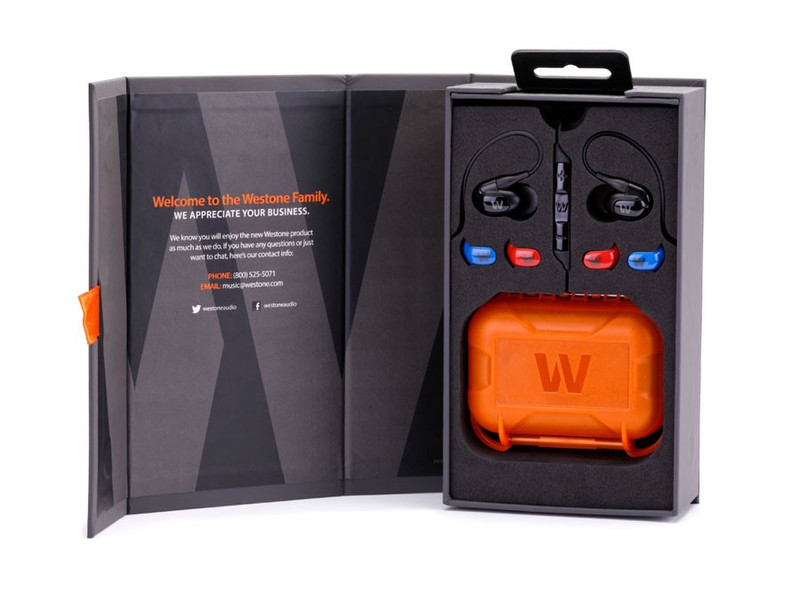 Westone W30 Вкладыши Стереофонический Проводная Черный