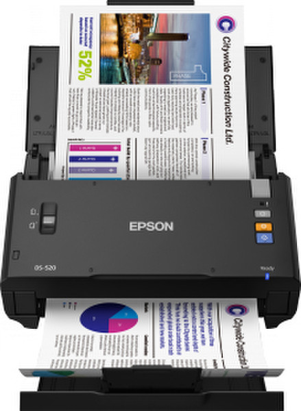 Epson DS-520 Sheet-fed scanner 600 x 600DPI A3 Black