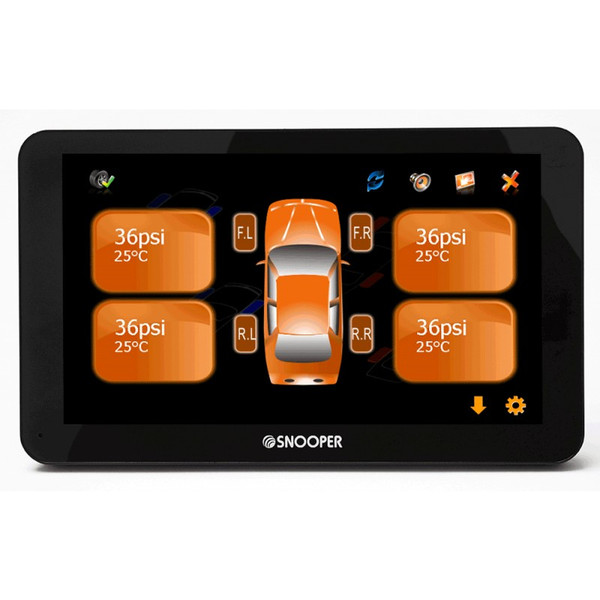 Snooper Pro S6800 Fixed 7Zoll TFT Touchscreen Schwarz