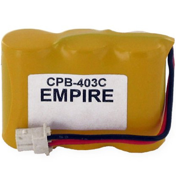 Empire CPB-403C Nickel Cadmium 400mAh 3.6V rechargeable battery