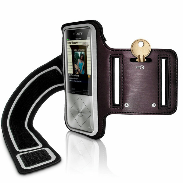 iGadgitz U3264 Armband case Black MP3/MP4 player case