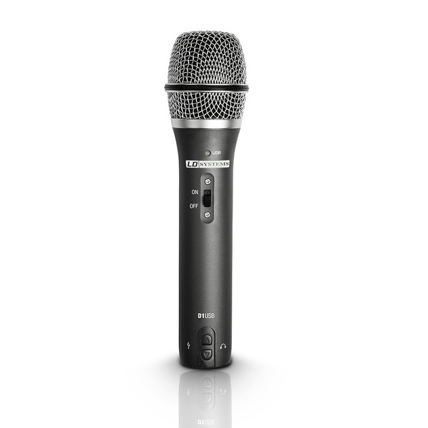 LD Systems D 1 USB Stage/performance microphone Проводная Черный
