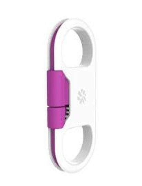 Kanex GoBuddy 0.83m USB A Lightning Violett, Weiß