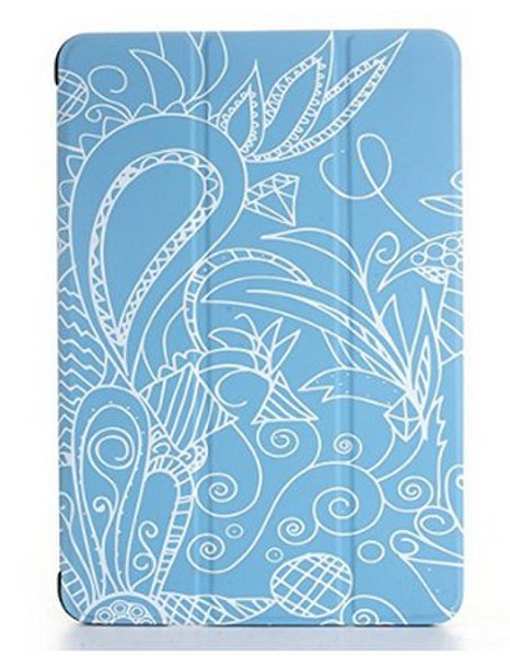 Poetic Slimline 10.1Zoll Blatt Blau, Weiß