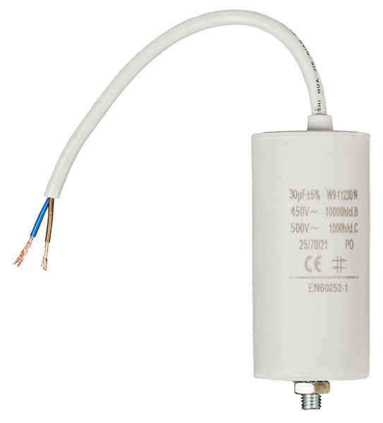 Fixapart W9-11230N Fixed  capacitor Zylindrische Weiß Kondensator