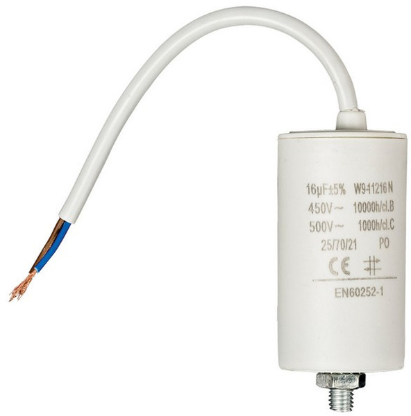 Fixapart W9-11216N Fixed  capacitor Zylindrische Weiß Kondensator