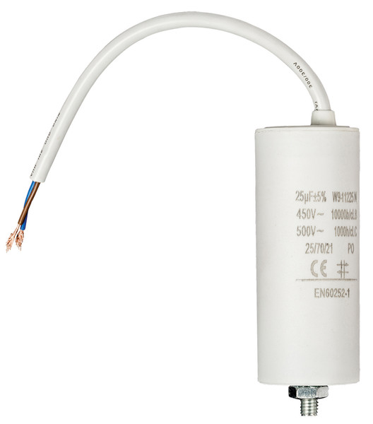 Fixapart W9-11225N Fixed  capacitor Zylindrische Weiß Kondensator