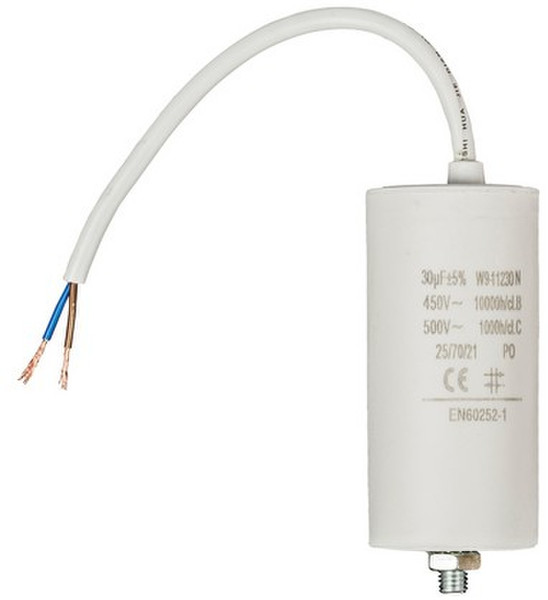 Fixapart W9-11208N Fixed  capacitor Zylindrische Weiß Kondensator