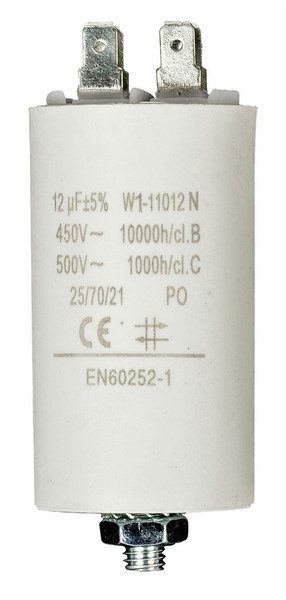 Fixapart W1-11010N Fixed  capacitor Цилиндрический Белый capacitor