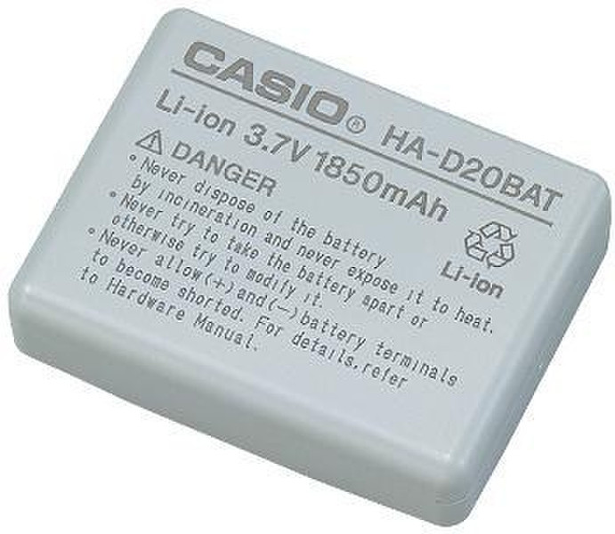 Casio HA-D20BAT-A Литий-ионная 1850мА·ч 3.7В аккумуляторная батарея