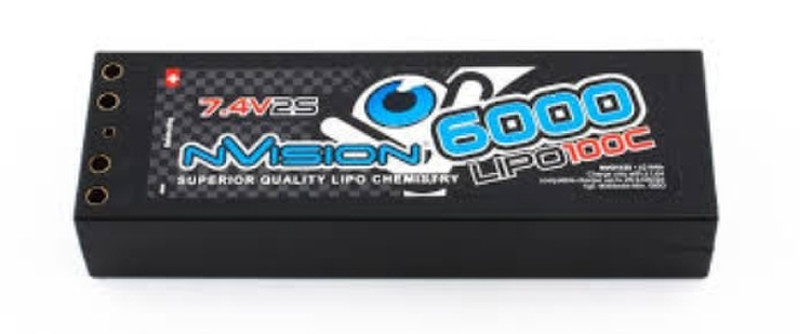 nVision NVO1120 Lithium Polymer 6000mAh 7.4V rechargeable battery