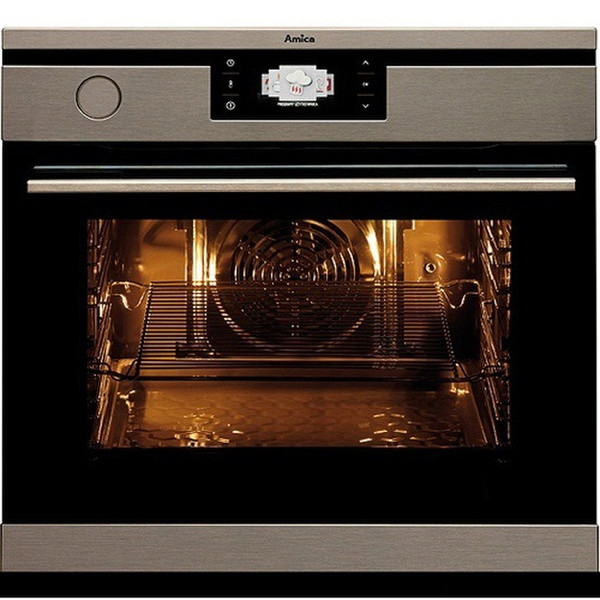 Hansa BOEI69170055 Elektro 66l 3100W A-20% Schwarz, Edelstahl Backofen