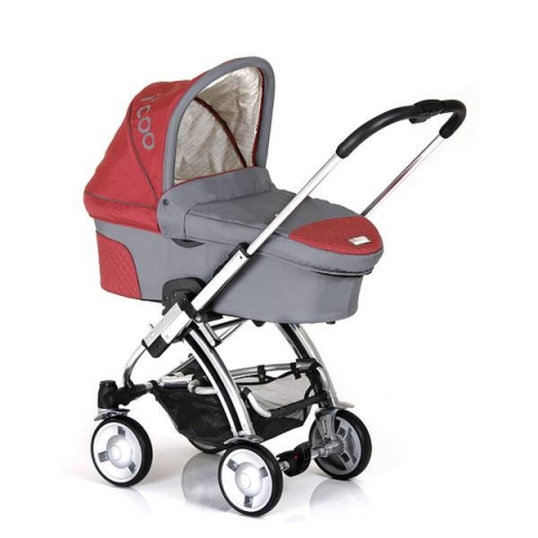 i'coo Pii Traditional stroller 1seat(s) Black,Red