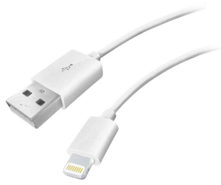 Trust 20347 1m USB A Lightning Weiß USB Kabel