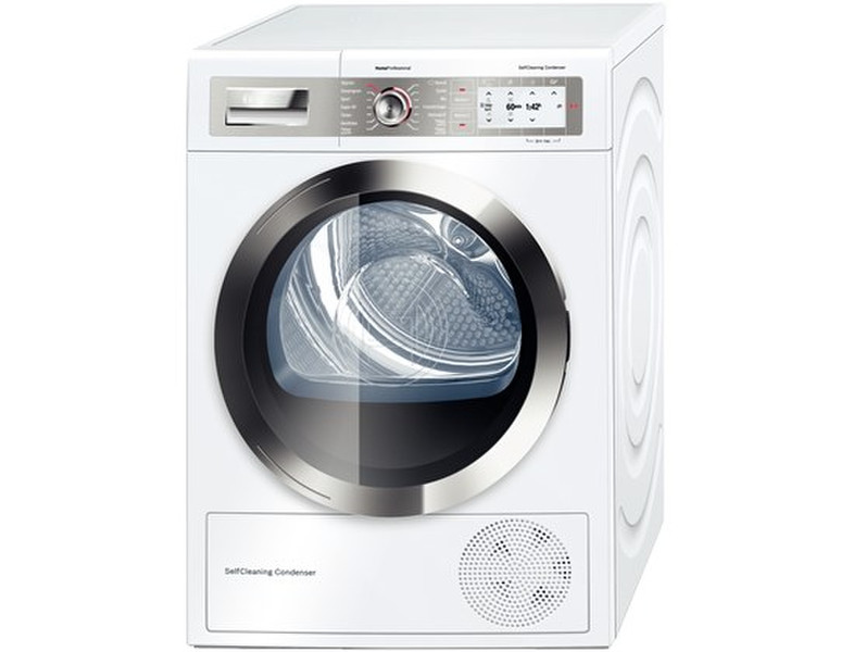 Bosch WTY87859SN freestanding Front-load 9kg A++ White tumble dryer